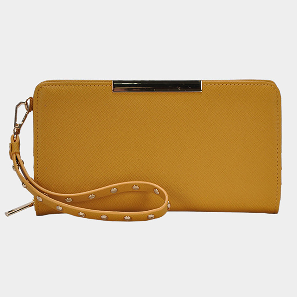 Studded Wristlet Wallet