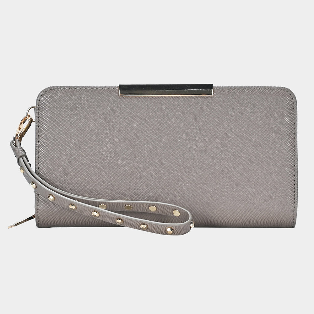 Studded Wristlet Wallet