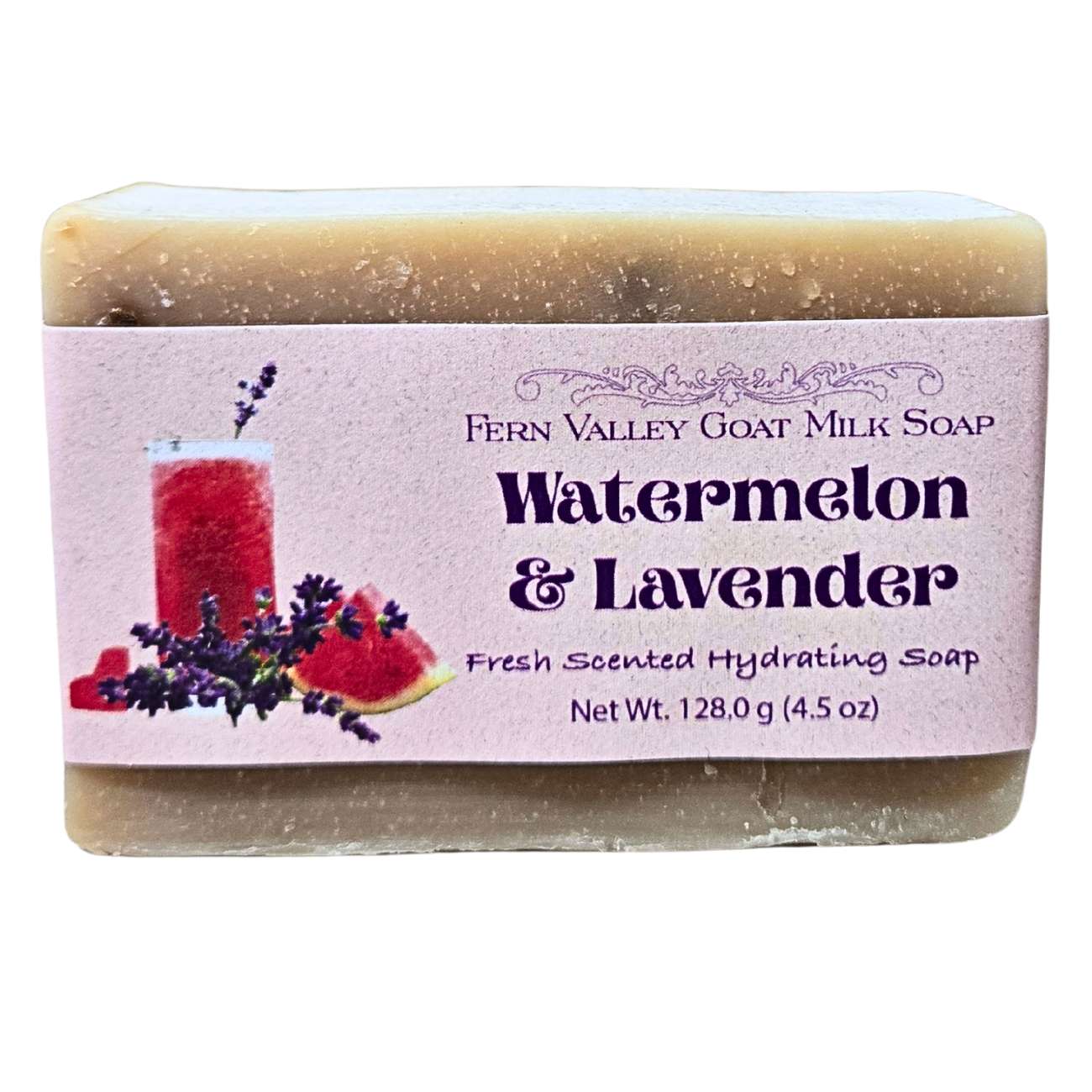 Watermelon & Lavender | Goat Milk Soap Bar | Fresh, Fruity & Calming