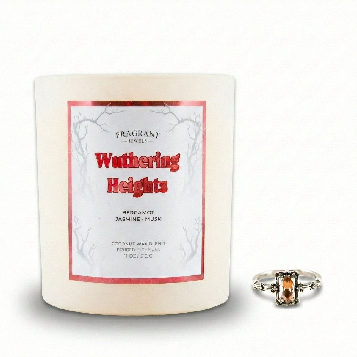 Wuthering Heights Candle with Hidden Ring