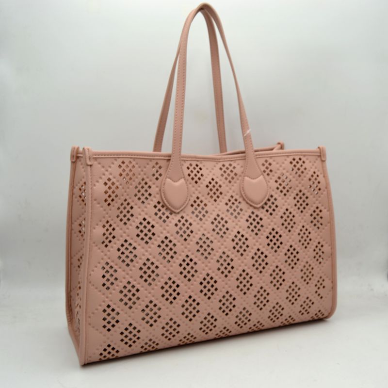Perforated Lattice Tote Bag