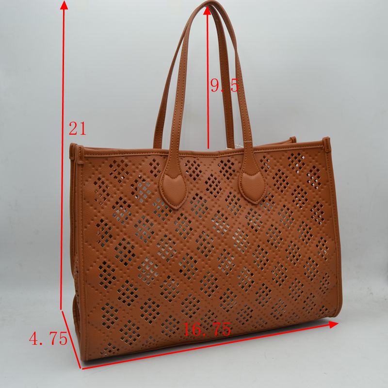 Perforated Lattice Tote Bag