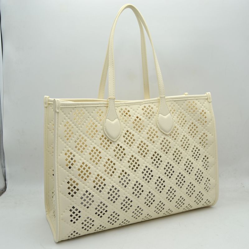 Perforated Lattice Tote Bag