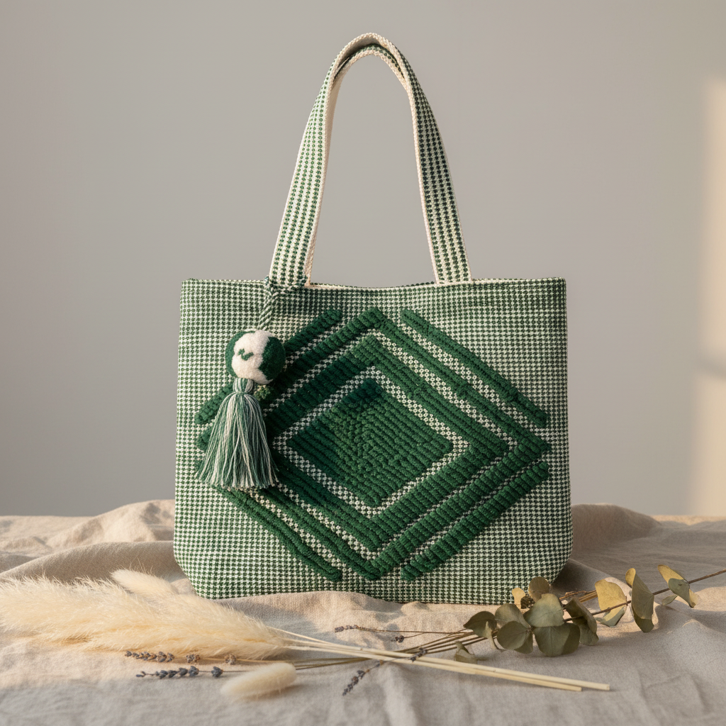 Boho Tote - Green