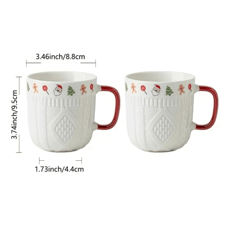 Cozy Sweater Christmas Mug Set