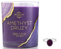 Amethyst Druzy Jewel Candle | Ring or Pendant Inside