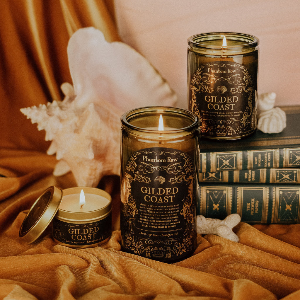 Gilded Coast | Smoke, Sandalwood & Honey Soy Candle