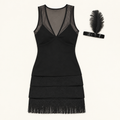 Revised flat lay using the dress detail references