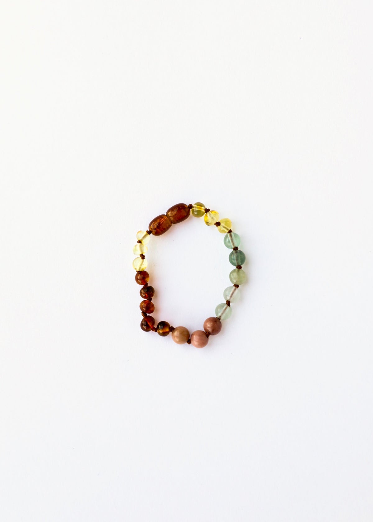 Baltic Sea Amber Rainbow Stone Bracelet & Anklet
